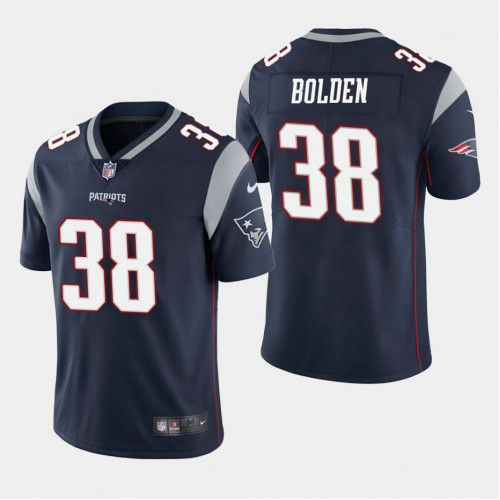Men New England Patriots #38 Brandon Bolden Nike Navy Limited NFL Jersey